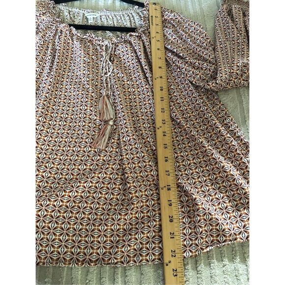 Max Studio Tie Neck Blouse Size Small - Picture 7 of 11
